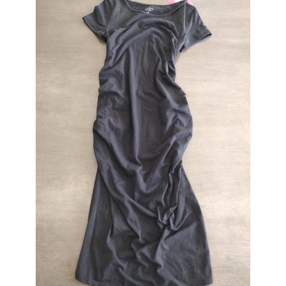 Short Sleeve Essential Midi T-Shirt Maternity Dress